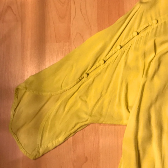 Anthropologie’s Maeve yellow blouse (small) - Picture 3 of 6